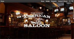 Desktop Screenshot of greatamericansaloon.com